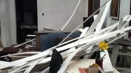 Temporal deixa cerca de 400 casas destelhadas e três residências destruídas em Nova Santa Rita - Studio TV