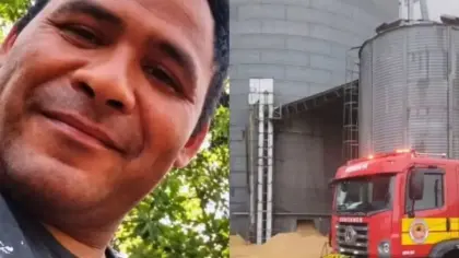 Trabalhador morre soterrado em silo de arroz em Santa Catarina - Studio TV
