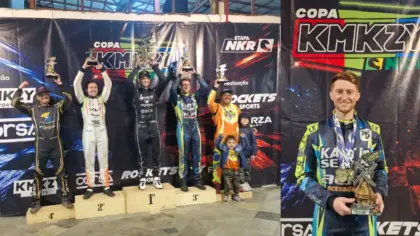 Veranense Germano Peruzzo conquista pódio na Copa Kmkzy Rockets em Joinville - Studio TV