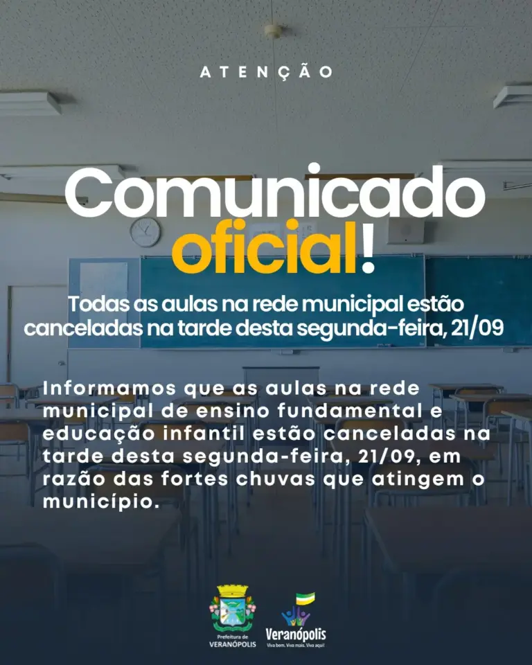 Veranópolis cancela aulas da rede municipal na tarde desta segunda-feira devido às fortes chuvas - Studio TV