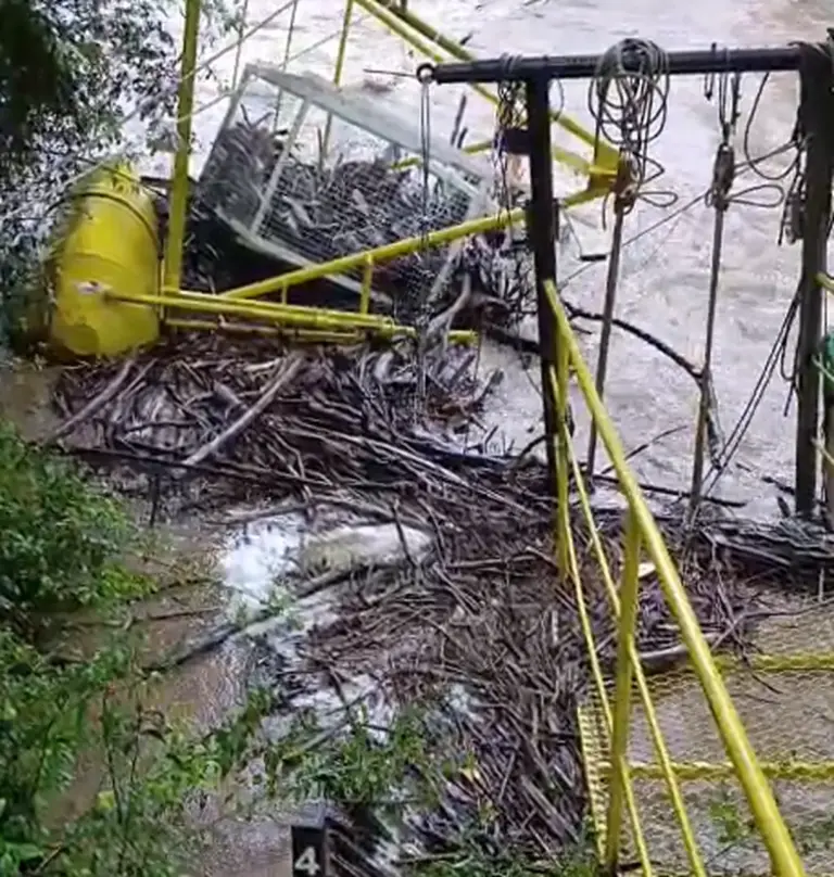 Veranópolis enfrenta falta de água após cheia arrastar balsa de captação no Rio Retiro - Studio TV