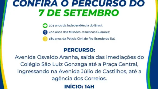 Veranópolis realiza Desfile Cívico de 7 de Setembro nesta segunda-feira - Studio TV
