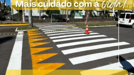 Veranópolis reforça segurança no trânsito com pintura de faixas - Studio TV