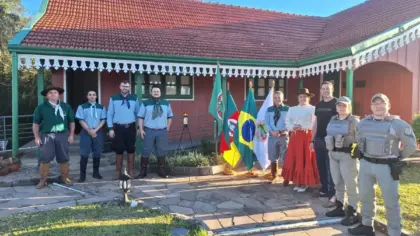Vila Flores recebe centelha da Chama Crioula Estadual - Studio TV