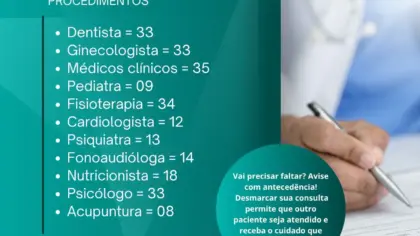 Vila Flores registra 242 faltas em consultas e procedimentos de saúde - Studio TV