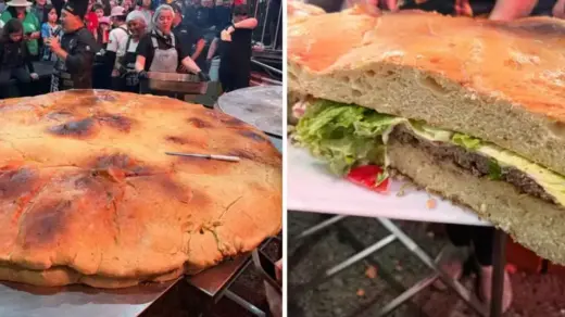 Xis gigante de 200 quilos de pão entra para os recordes na Expointer - Studio TV