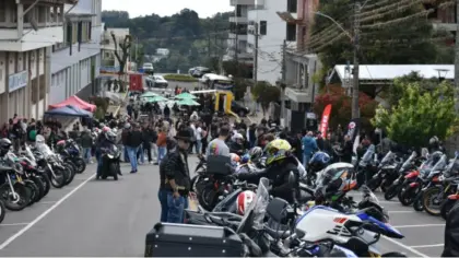 1º MotoMel reúne mais de mil motociclistas e recebe avaliação positiva em Veranópolis - Studio TV