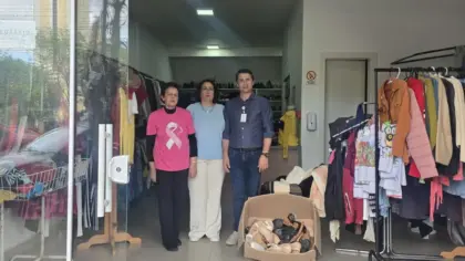 Brechó do Hospital São João Batista recebe cerca de 100 pares de calçados novos que serão vendidos por R$ 20 - Studio TV