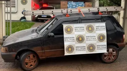 Brigada Militar apreende mais de 7 mil maços de cigarros contrabandeados em Ibirubá - Studio TV