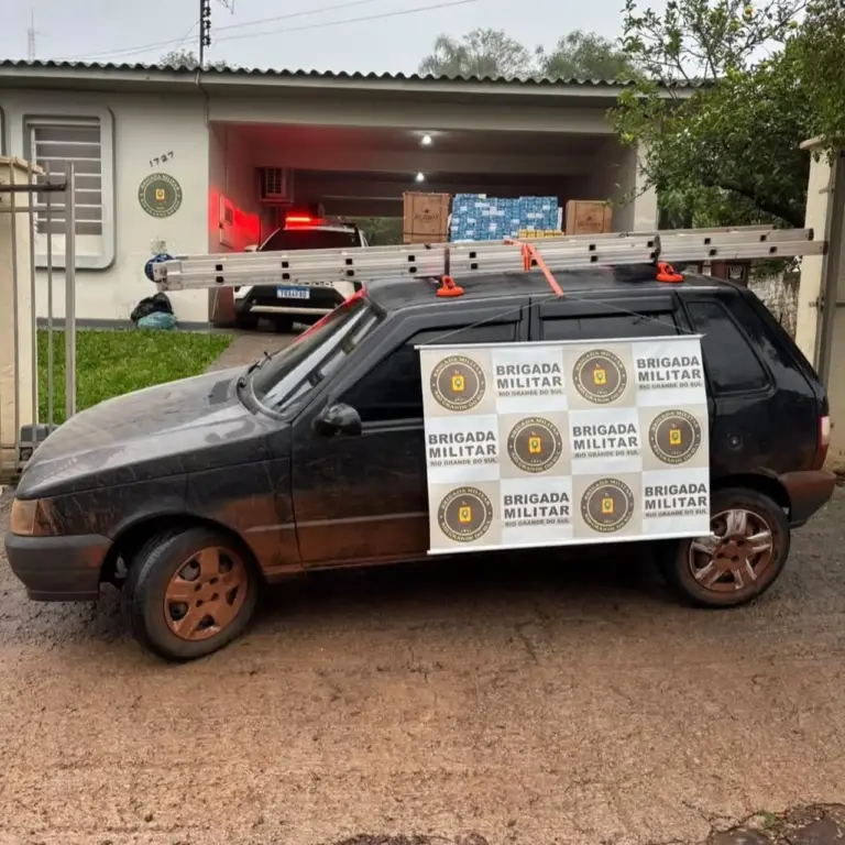 Brigada Militar apreende mais de 7 mil maços de cigarros contrabandeados em Ibirubá - Studio TV