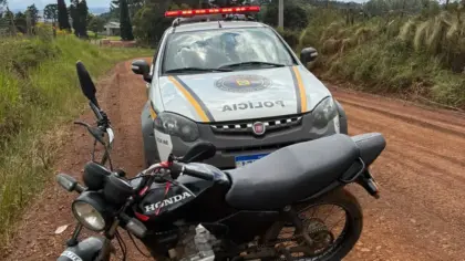 Brigada Militar apreende moto com sinais de adulteração em Caseiros - Studio TV