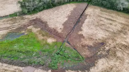 Brigada Militar constata supressão de vegetação nativa e intervenção em nascente no interior de Marau - Studio TV