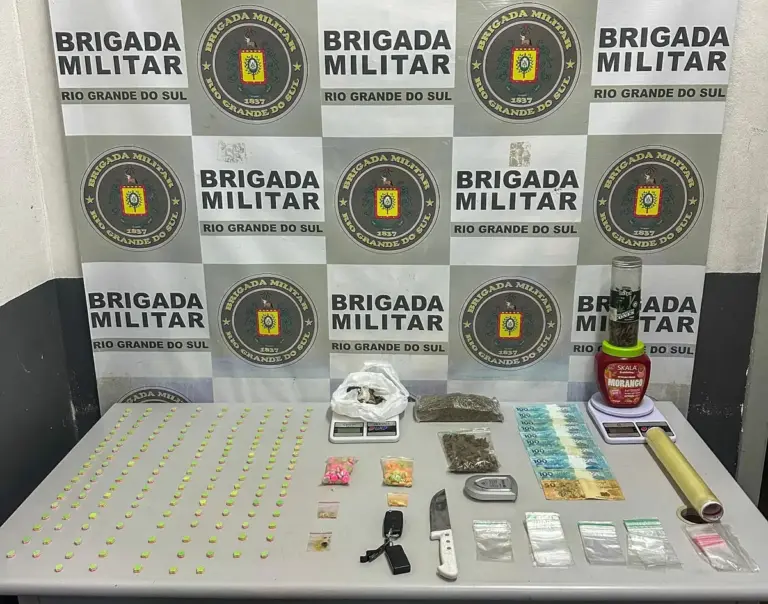 Brigada Militar prende casal e apreende 315 comprimidos de ecstasy em Caxias do Sul - Studio TV