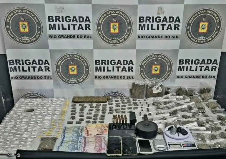 Brigada Militar prende casal por tráfico de drogas e apreende mais de 1,7 kg de maconha e munições em Caxias do Sul - Studio TV