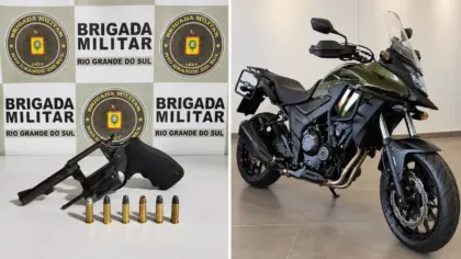 Brigada Militar prende foragido após roubo a loja de motocicletas em Veranópolis - Studio TV