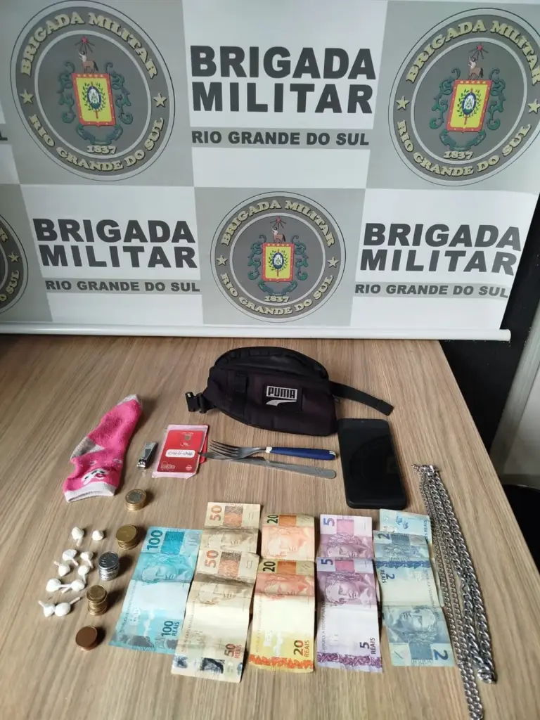 Brigada Militar prende homem por tráfico de drogas em Bento Gonçalves - Studio TV