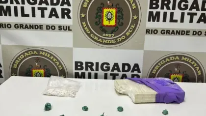 Brigada Militar prende jovem e apreende cerca de 1 kg de cocaína em Serafina Corrêa - Studio TV