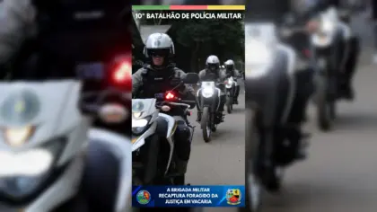 Brigada Militar recaptura foragido da Justiça durante operação em Vacaria - Studio TV
