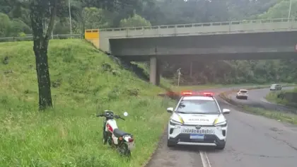 Brigada Militar recupera motocicleta furtada em Garibaldi - Studio TV