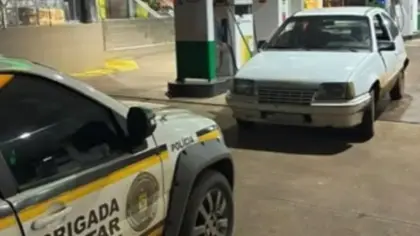 Brigada Militar recupera veículo furtado em Vacaria após alerta de cercamento eletrônico em Caseiros - Studio TV