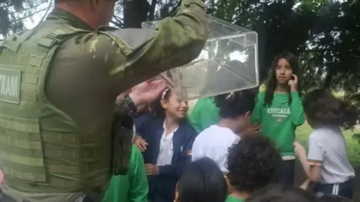 Brigada Militar resgata cobra-espada em escola na área rural de Passo Fundo - Studio TV