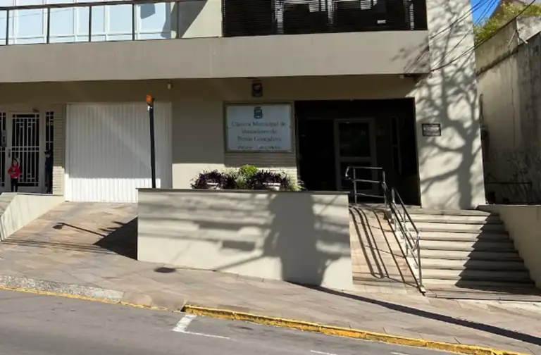 Fachada da Câmara Municipal de Vereadores de Bento Gonçalves