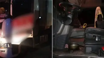 Caminhoneiro do RS morre após passar mal durante refeição em posto na BR-116 - Studio TV