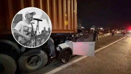 Cantor Rafael Booz, o Fá, morre aos 40 anos em acidente na BR-101 em Itapema - Studio TV