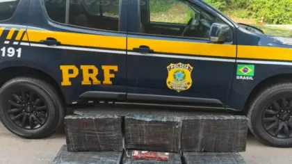 Droga apreendida durante operação da PRF em Santa Maria