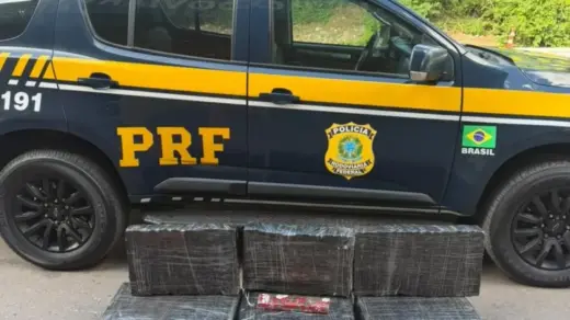 Droga apreendida durante operação da PRF em Santa Maria