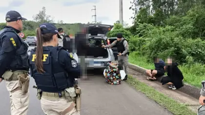 Casal é preso após furtar lojas em Bento Gonçalves e fugir pela ERS-122 - Studio TV
