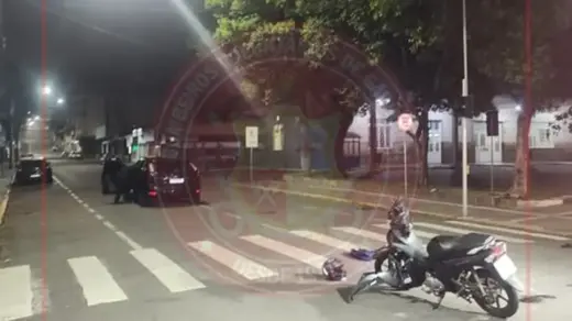 Colisão entre carro e motocicleta deixa uma pessoa ferida em Garibaldi - Studio TV