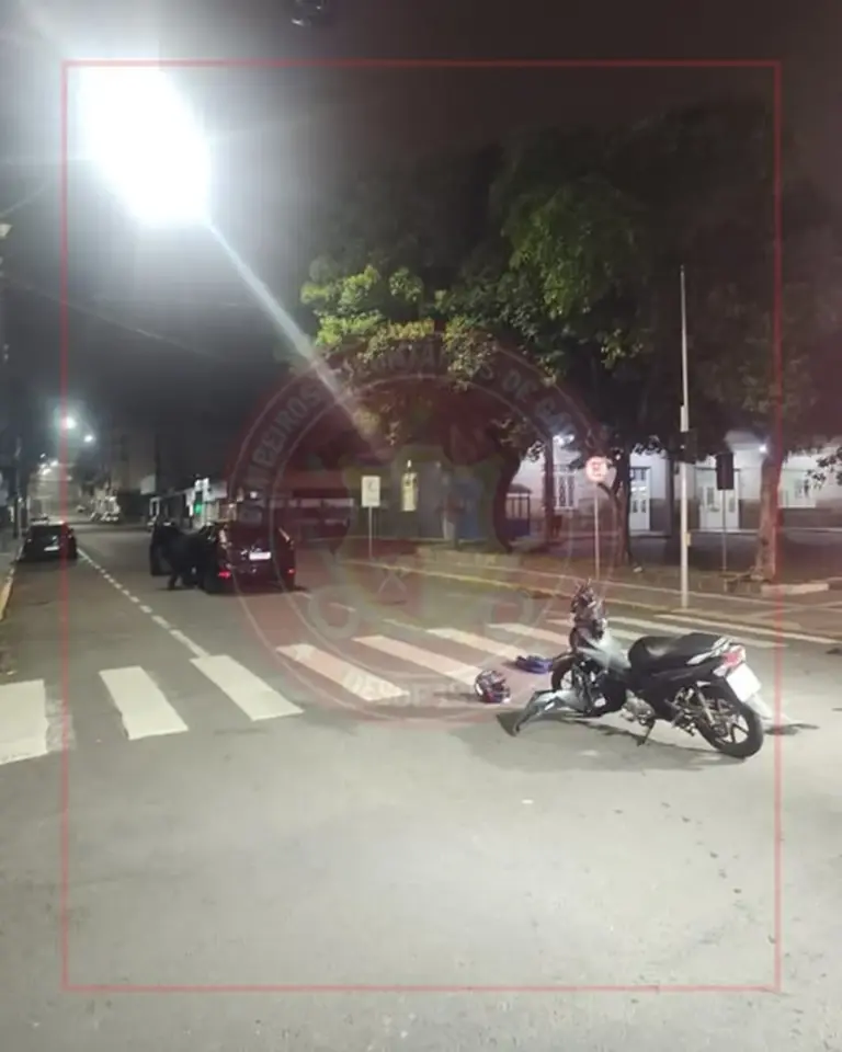 Colisão entre carro e motocicleta deixa uma pessoa ferida em Garibaldi - Studio TV