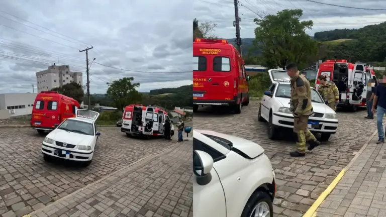 Colisão entre dois carros mobiliza Bombeiros e SAMU em Bento Gonçalves - Studio TV