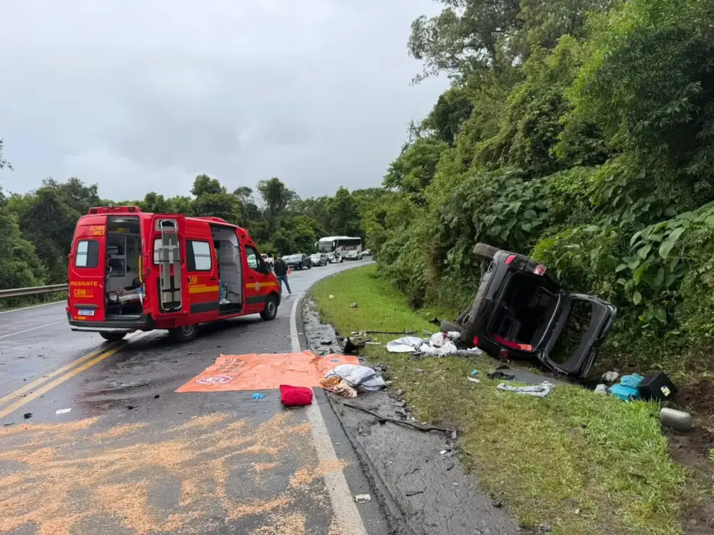 Colisão frontal deixa feridos na BR-470 entre Bento Gonçalves e Veranópolis - Studio TV