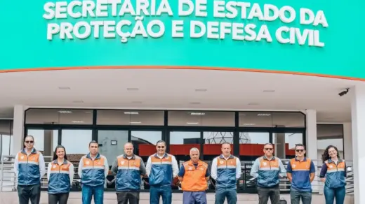Defesa Civil gaúcha busca referências em SC para centros regionais de gestão de desastres - Studio TV