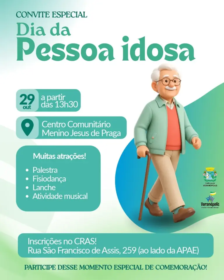 Dia da Pessoa Idosa terá programação especial nesta quinta-feira em Veranópolis - Studio TV