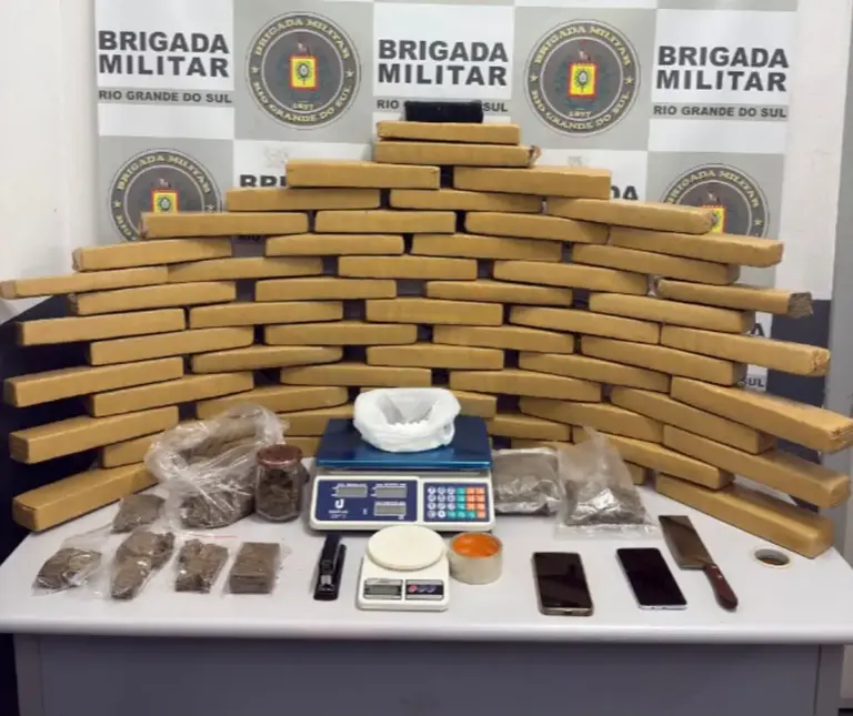 Dois homens são presos com mais de 53 kg de maconha em Caxias do Sul - Studio TV