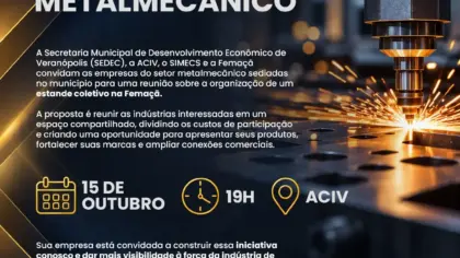 Empresas do setor metalmecânico de Veranópolis são convidadas para reunião sobre participação coletiva na Femaçã - Studio TV