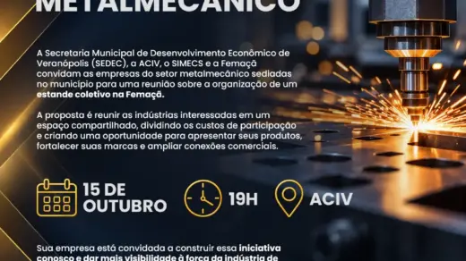 Empresas do setor metalmecânico de Veranópolis são convidadas para reunião sobre participação coletiva na Femaçã - Studio TV