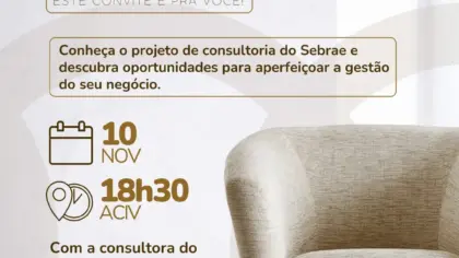 Empresas moveleiras de Veranópolis poderão conhecer consultoria do Sebrae em encontro na ACIV - Studio TV