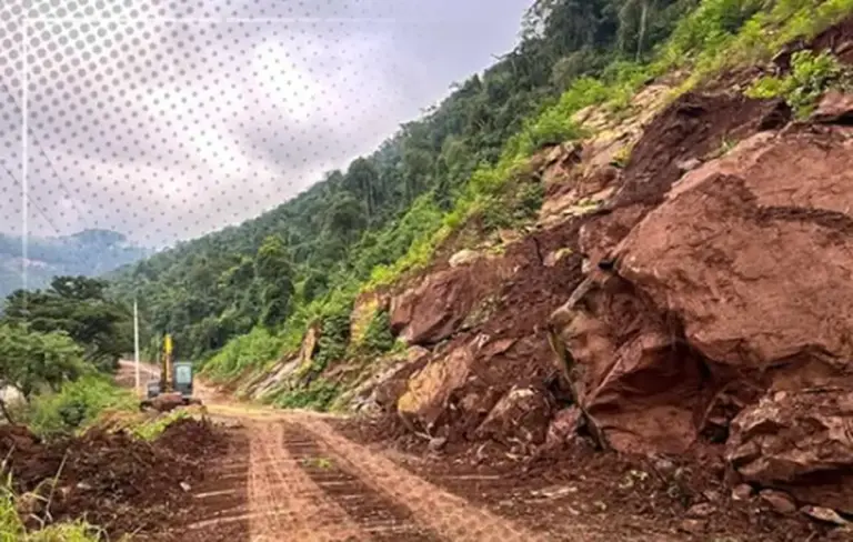 Estrada entre Cotiporã e Dois Lajeados tem trânsito liberado após detonação de rochas - Studio TV