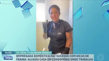 Faxineira viraliza com vídeos de limpeza e passa a ganhar R$ 20 mil por mês na internet - Studio TV
