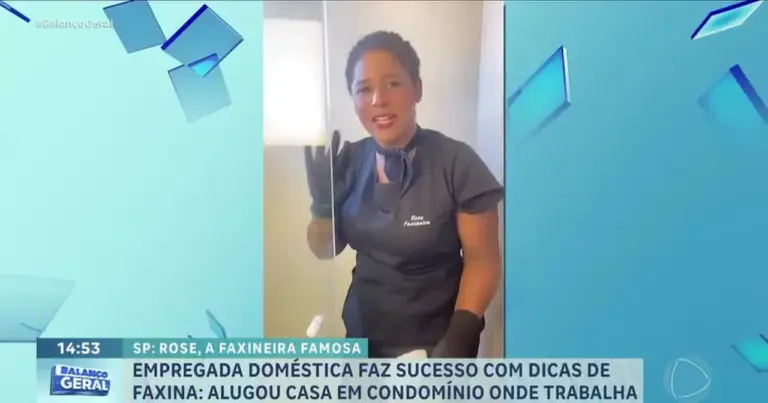 Faxineira viraliza com vídeos de limpeza e passa a ganhar R$ 20 mil por mês na internet - Studio TV