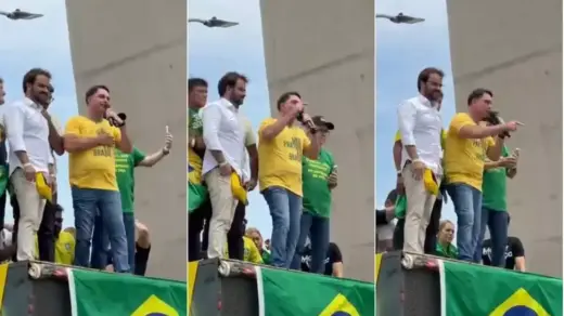 Flávio Bolsonaro promete reduzir restrições ambientais e ampliar regularização de terras durante campanha no Pará - Studio TV