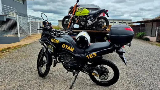 GCM recolhe moto com licenciamento vencido após acompanhamento em Bento Gonçalves - Studio TV