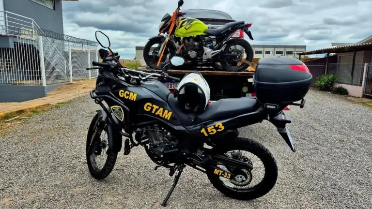 GCM recolhe moto com licenciamento vencido após acompanhamento em Bento Gonçalves - Studio TV
