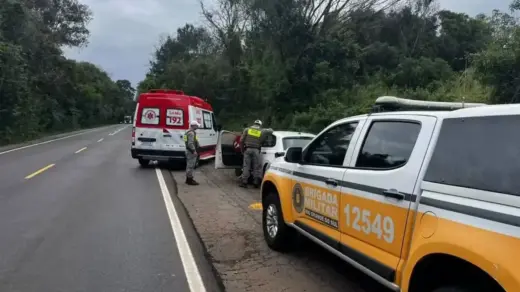 Gestante é encontrada inconsciente dentro de veículo às margens da ERS-129, em Casca - Studio TV