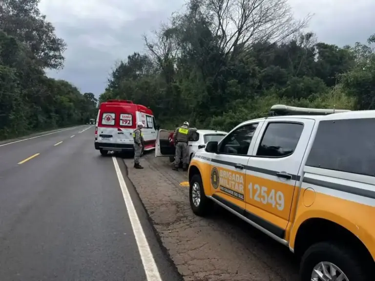 Gestante é encontrada inconsciente dentro de veículo às margens da ERS-129, em Casca - Studio TV