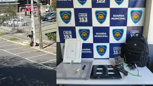 Guarda Municipal prende jovem por furto de cabos de carregador de carros elétricos em Caxias do Sul - Studio TV